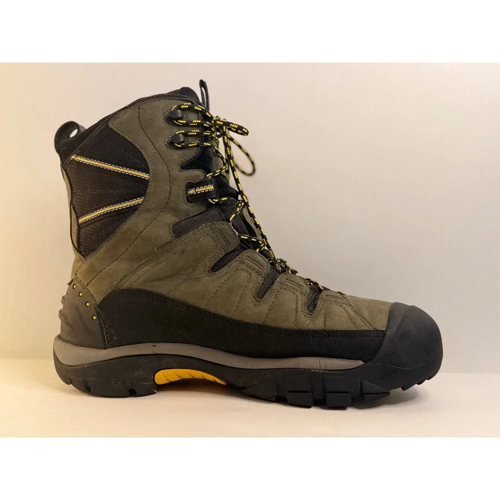 KEEN Gorpcore Shellback Hiking Boots Mens 11.5 Olive Green Waterproof‎ Insulated